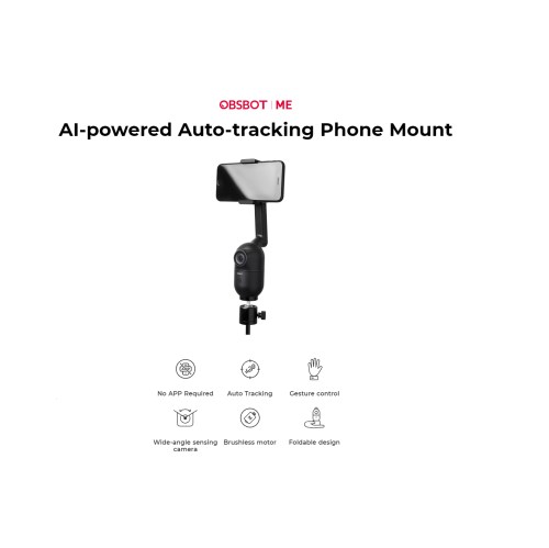 OBSBOT ME - Support de téléphone selfie alimenté par l'IA
