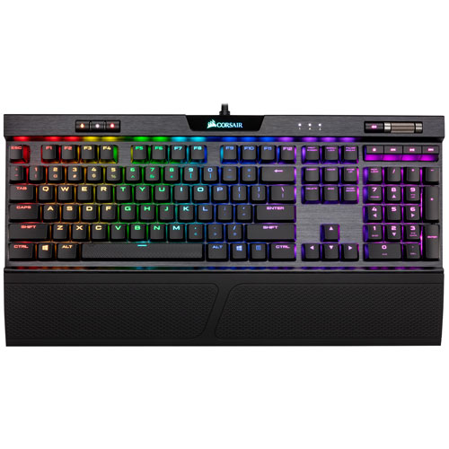Corsair K70 RGB MK.2 Low Profile Backlit Mechanical Cherry MX Gaming Keyboard - English