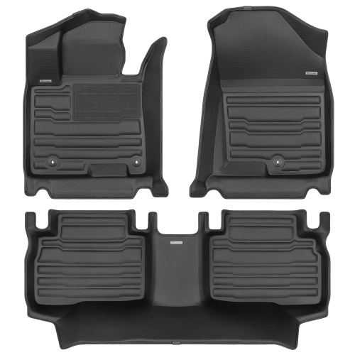 TuxMat - For Hyundai Tucson Hybrid 2022-2024 Models - Custom Car Mats - Maximum Coverage, All Weather, Laser Measured - This Full Set Includes 1st an