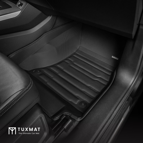 TuxMat - For Audi Q5/Q5 Sportback/SQ5/SQ5 Sportback 2018-2025 Models - Custom Car Mats - Maximum Coverage, All Weather, Laser Measured - Includes 1st