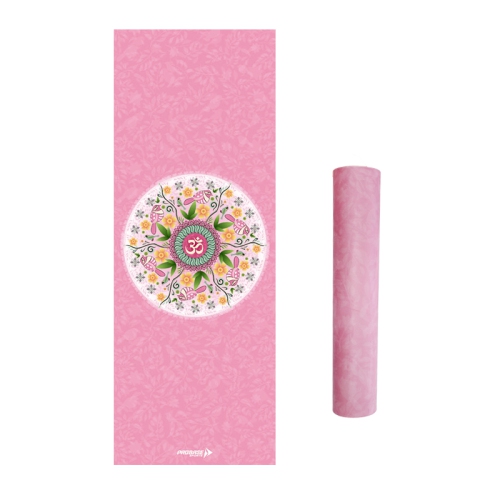 PROBASE SPORTS Extra Thick Suede Top Yoga Mats - Rose Garden