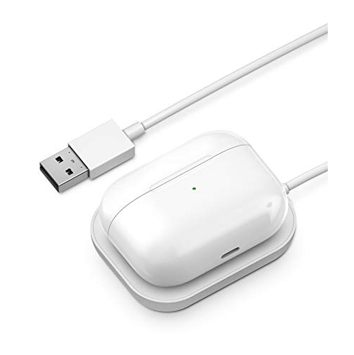 GALVANOX  Airpods Pro Charger - Wireless Charging Station for Apple Airpod Pro (White)
