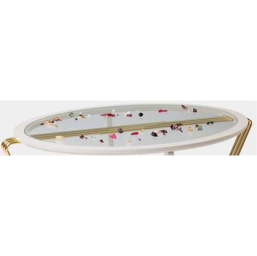 Aura Modern Gold Coffee Table