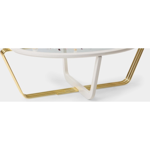 Aura Modern Gold Coffee Table