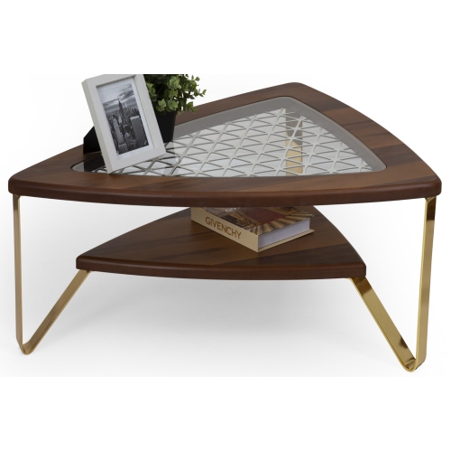 Ensemble de tablettes à trépied table basse de 37 po et table d’appoint de 20 po