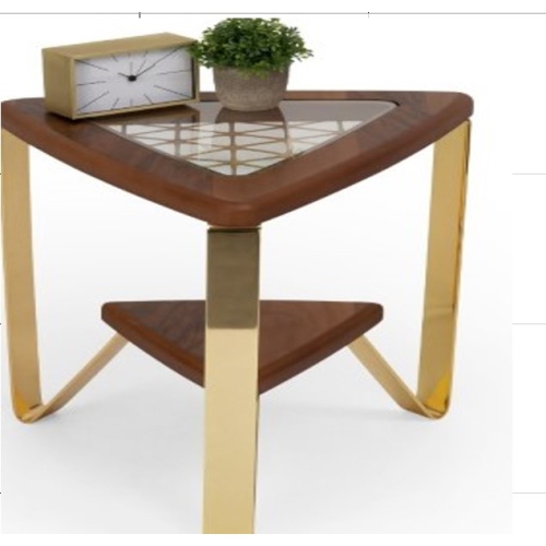 Ensemble de tablettes à trépied table basse de 37 po et table d’appoint de 20 po