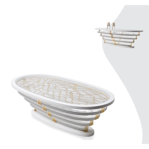 Set Ice Pond Coffee Table + End Table