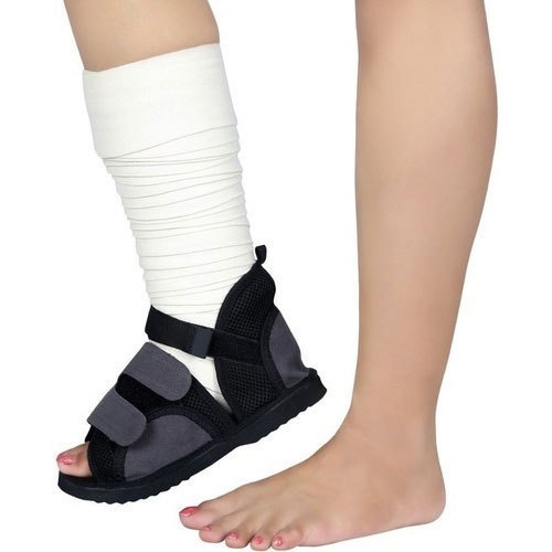 ISTAR Postoperative Recovery Walking Gypsum Shoe Foot Fracture Surgical Open Toe Plaster Cast Shoe Ankle Brace Sprain Fixation Stability Shoe Cover