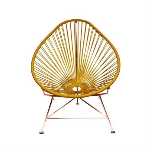 Innit Designs i01-04-13 Acapulco Chair - Caramel Weave on Copper Frame