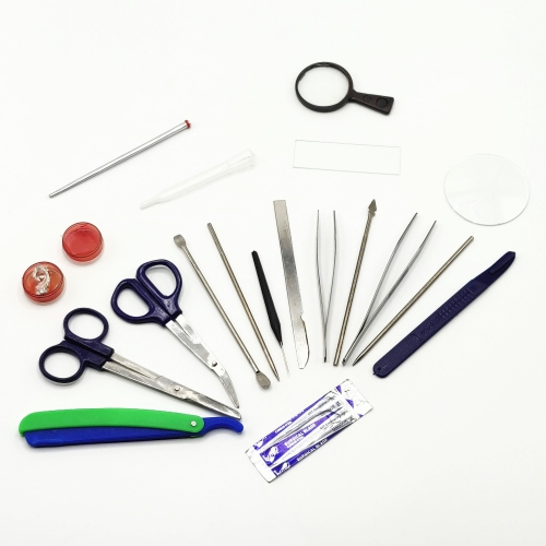 Camlin Scholar Dissection Instruments Stainless Steel Geometry Box For Biology Students