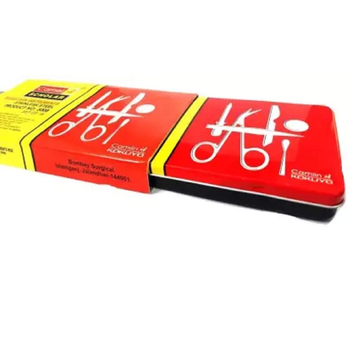 Camlin Scholar Dissection Instruments Stainless Steel Geometry Box For Biology Students