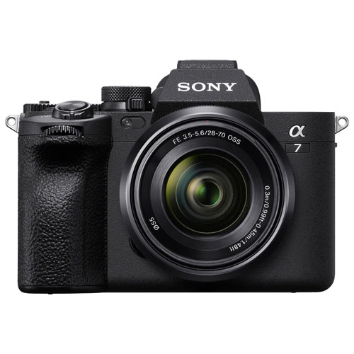 Appareil photo sans miroir plein format Alpha 7 IV de Sony avec objectif 28-70 mm