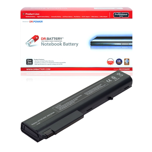 DR. BATTERY - Replacement for HP Notebook PC 8700 / 8710p / 8710w / 9400 / 412918-421 / 412918-441 / 412918-721 / 412918-761 [14.8V / 4400mAh / 65Wh]