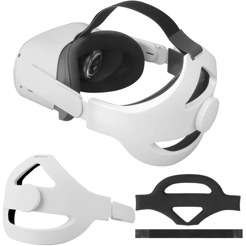 Replace Adjustable Elite Strap for Oculus Quest 2 Head Strap Headband Enhanced Support and Reduce Head Pressure Comfortable Touch - axGear
