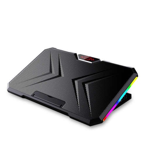 RGB Laptop Cooling Pad for 11"-17.3" Notebook Laptop Cooler with 2 Big Quiet Cooling Fans - axGear