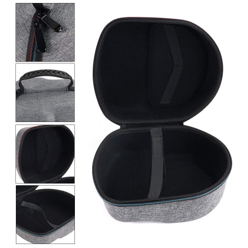 Étui de transport rigide pour casque et contrôleurs de jeu VR tout-en-un Oculus Quest 2, boîte de rangement de protection, Noir- axGear