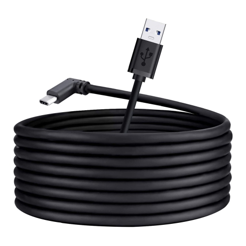 Câble Oculus Quest Link 15 pieds/5 mètres de transfert de données haute vitesse câble USB type-c noir - axGear