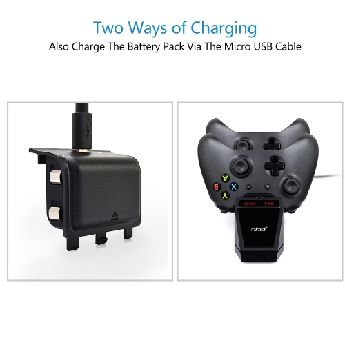 Xbox One Controller Charger Dual Charging Station Compatible with