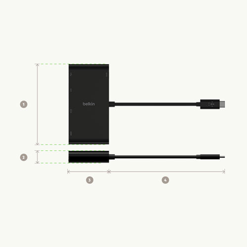 Belkin 4-in-1 USB-C Multimedia Hub