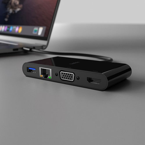 Belkin 4-in-1 USB-C Multimedia Hub (AVC005BTBK)