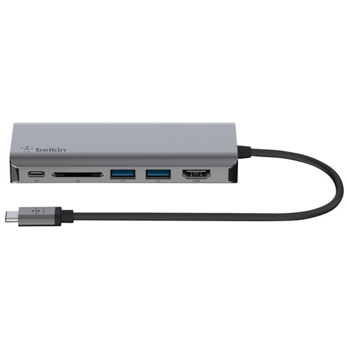 Belkin CONNECT 6-in-1 USB-C Hub with Power Delivery
