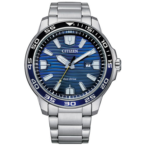 Citizen Eco-Drive 45mm Men's Sport Watch - Silver/Blue