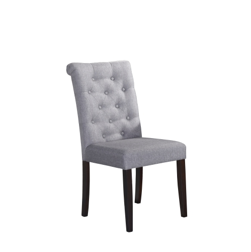 Queensons Roxy Light Grey 5Pc Solid Wood Dining Set