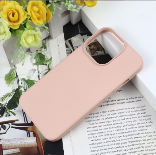 CC  Topsave Shockproof Liquid Silicone Gel Rubber Full Body Protection Anti-Shock Cover Case Drop Protection for Iphone 13 Pro Max (6.7)-Pink In Sand