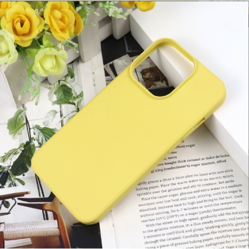 CC  Topsave Shockproof Liquid Silicone Gel Rubber Full Body Protection Anti-Shock Cover Case Drop Protection for Iphone 12 Pro Max (6.7)-Yellow