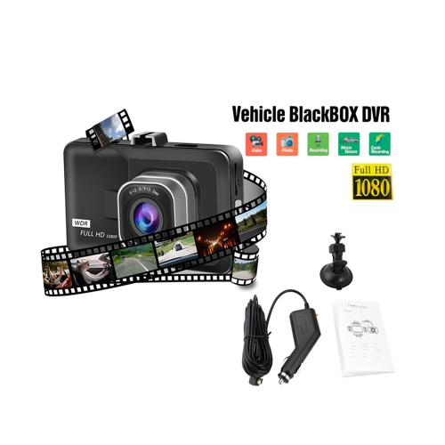 Enregistreur vidéo numérique HD intégrale 1080p 2.4 po pour l’auto Speedex