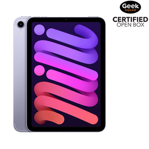 Open Box - Apple iPad mini 8.3" 64GB with Wi-Fi & 5G (6th Generation) - Purple