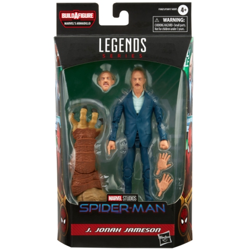 MARVEL  Legends Spider-Man 6 Inch Action Figure Baf Armadillo - J. Jonah Jameson Hasbro never fails with their action figures