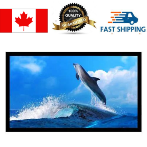 eGALAXY® 4K/8K 120″ 16:9 FIXED FRAME PROJECTOR SCREEN PSF120AG