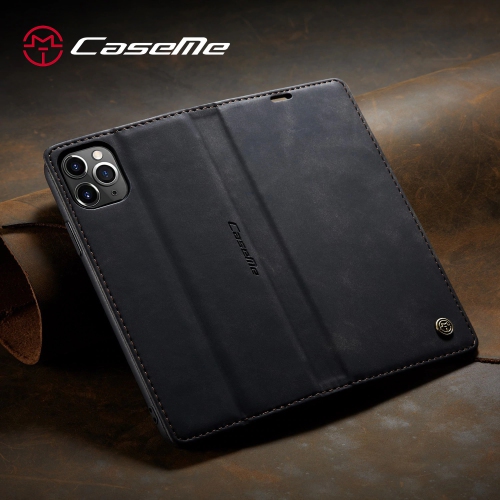 CaseMe Wallet Case Anti-Fall Retro Handmade Leather Magnetic Case Card Slot for iPhone 13 - Free Shipping