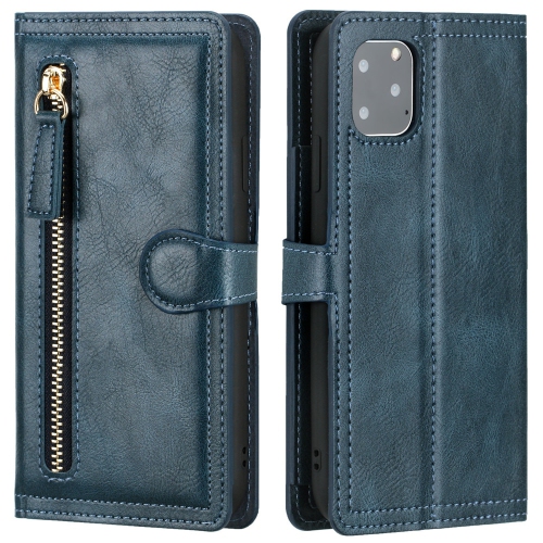 Kelvin Leather Flip Zipper Magnetic Wallet Phone Case Card Holder For iPhone 12 Pro Max - Free Shipping