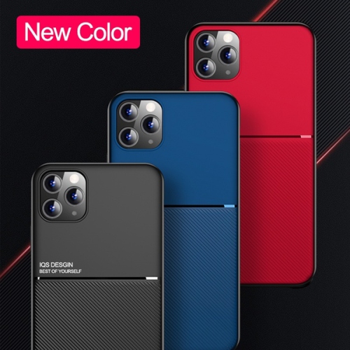 Medalin Slim Leather Magnetic Texture Slim Matte Back Phone Cove Cases For iPhone 13 - Free Shipping