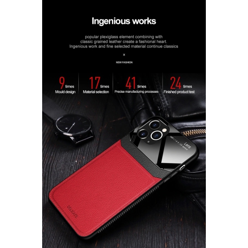 LEDEX Leather case back cover Protective Cover Phone Case Glass Back Shell For iPhone 13 - Free Shipping