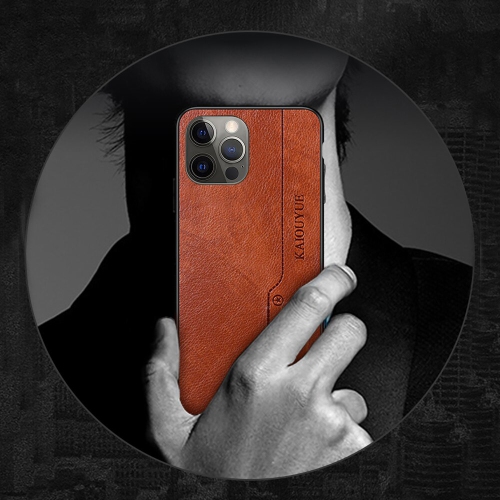 TONDAR Fashion Leather Texture Shockproof Case Ultra Light Back Cover for iPhone 13 - Free Shipping