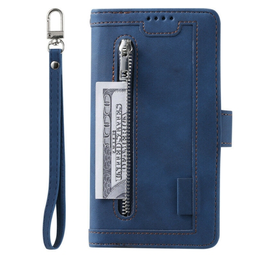 WillCase Wallet Leather Magnetic Case Shockproof Leather Zipper Flip Cover Credit Card Holder for iPhone 13 - Free Shipping