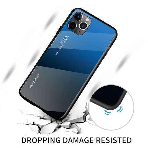 HELVIS Gradient Tempered Glass Phone Case Cover For iPhone 13 - Free Shipping