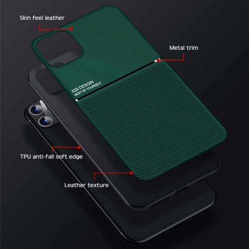 Medalin Slim Leather Magnetic Texture Slim Matte Back Phone Cove Cases For iPhone 13 Pro Max - Free Shipping