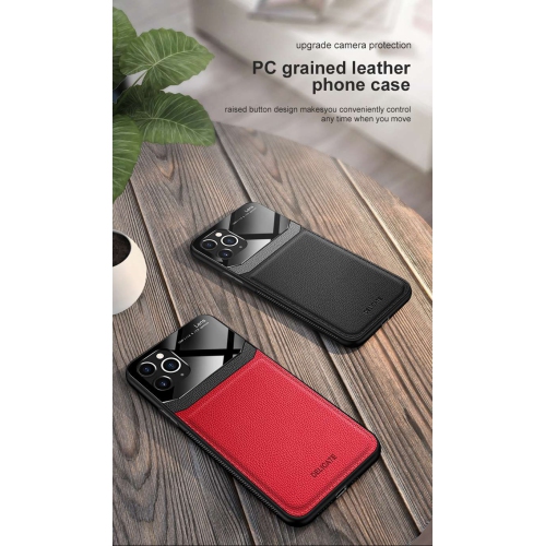 LEDEX Leather case back cover Protective Cover Phone Case Glass Back Shell For iPhone 13 Pro Max - Free Shipping