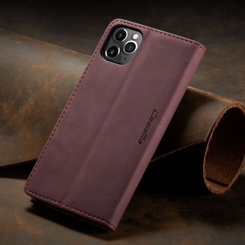 CaseMe Wallet Case Anti-Fall Retro Handmade Leather Magnetic Case Card Slot for iPhone 13 - Free Shipping