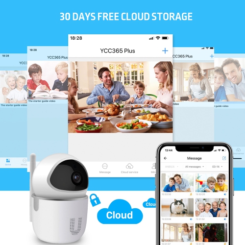 SELIN Security Camera Wireless Full HD 1080P WiFi Home Dome Surveillance Cameras Two-Way Audio Motion Detection Night Vision Pan/Tilt/Zoom for