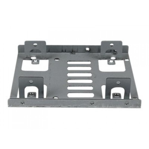 (Dual HDD Support!) 2.5'' to 3.5'' Hard Drive Bracket Mounting Kit, Metal, support up to 2 Hard Drives