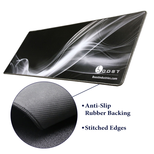 Boost Industries FS-OD465M 46" Motorized Height Adjustable Compact Office Desk with Bonus Mouse Pad