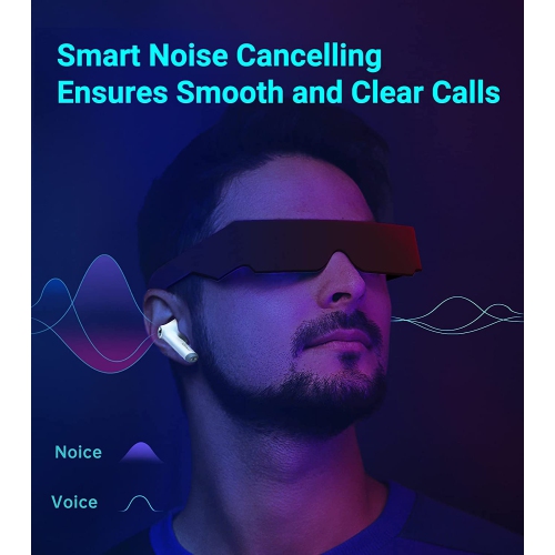 Hecate GM3 True Wireless Earbuds -60ms Low Latency - PixArt Bluetooth 5.0 Auto Pairing - IP55 Water Proof-Touch Enabled-White