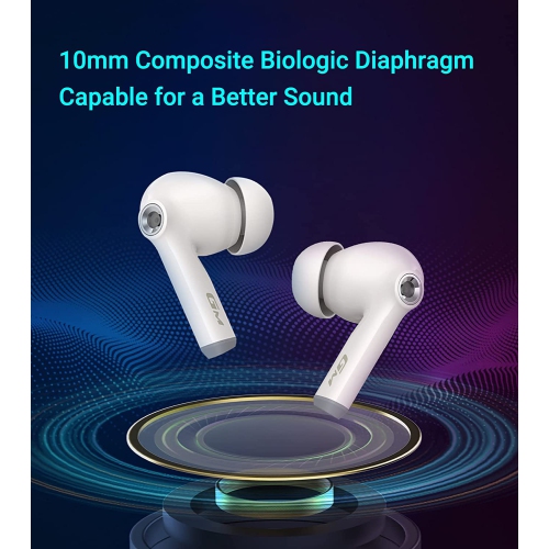 Hecate GM3 True Wireless Earbuds -60ms Low Latency - PixArt Bluetooth 5.0 Auto Pairing - IP55 Water Proof-Touch Enabled-White