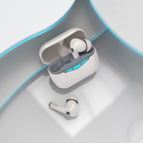 Hecate GM3 True Wireless Earbuds -60ms Low Latency - PixArt Bluetooth 5.0 Auto Pairing - IP55 Water Proof-Touch Enabled-White
