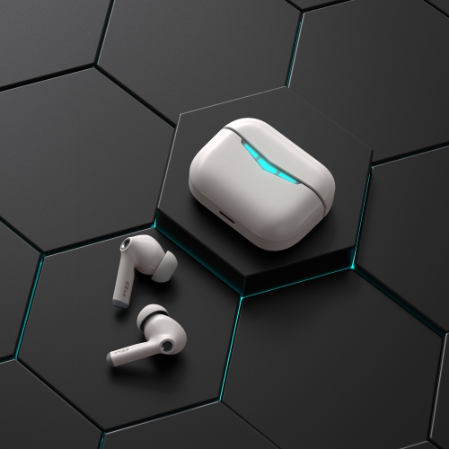 Hecate GM3 True Wireless Earbuds -60ms Low Latency - PixArt Bluetooth 5.0 Auto Pairing - IP55 Water Proof-Touch Enabled-White